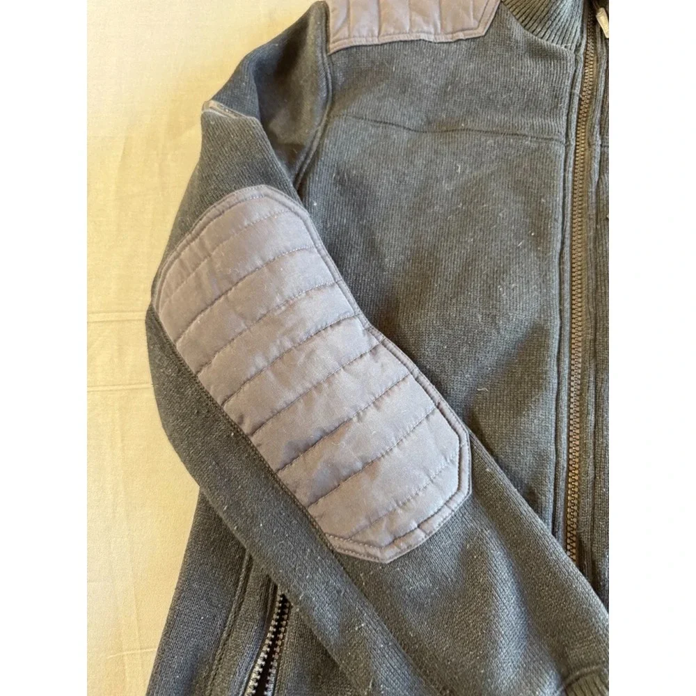 Marmot Motto Jacket Small Mens Full Zip Black‎ Padded Elbows Shoulders Full Zip